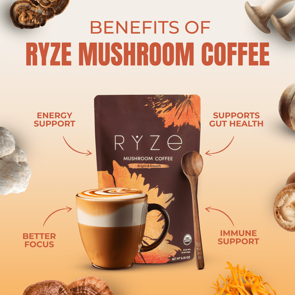 RYZE  Mushroom Coffee - 30 Servings
